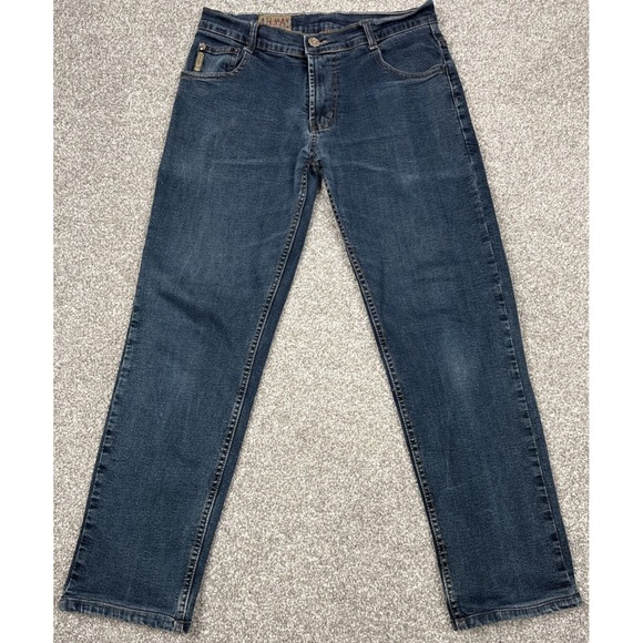 Armani Jeans Other - Armani Jeans Mens Jeans 33x28 Dark Wash Blue Straight Leg Designer Denim